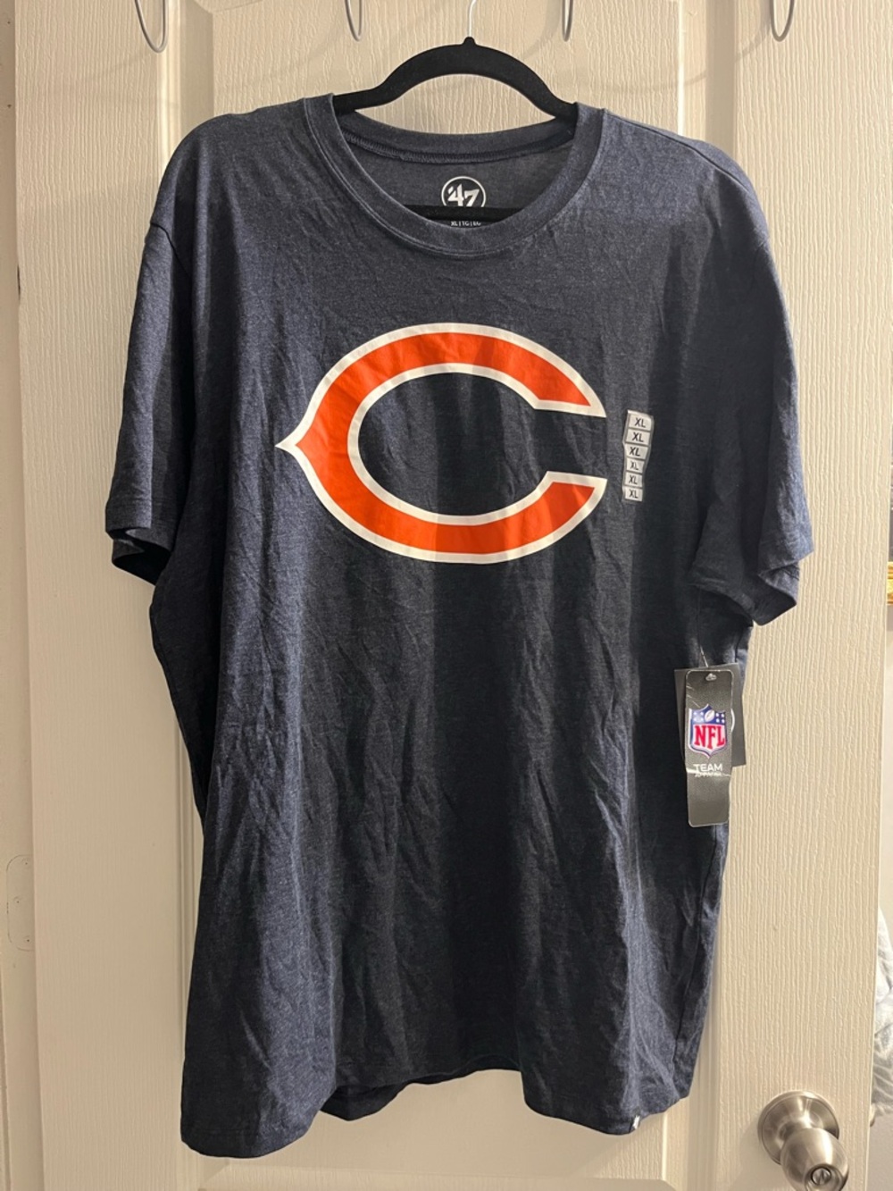 '47 Chicago Bears NFL Logo T-Shirt Navy Size XL Officially Licensed